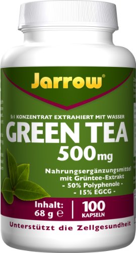 Jarrow Formulas Green Tea 500 mg - 100 Veggie Capsules - Antioxidant Support Jarrow Formulas buy supplements canada