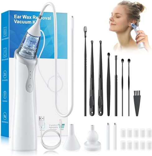 Ear Vacuum Wax Remover, Ear Wax Removal with 8 Pcs Ear Pick, Ear Wax Girug buy supplements canada