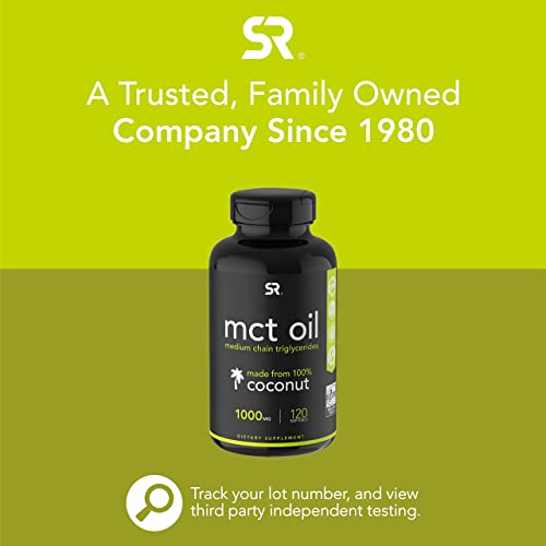 Sports Research Keto MCT Oil Capsules derived from Coconut Oil | Keto Fuel for The Brain Sports Research buy supplements canada