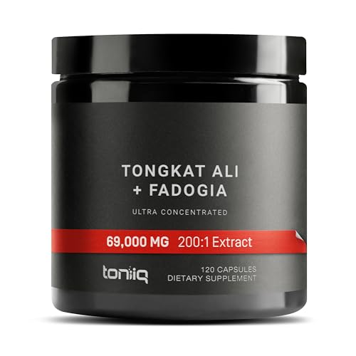 Ultra Concentrated 69,000mg Tongkat Ali Fadogia Agrestis Blend – 200:1 Tongkat Ali + 30:1 Toniiq buy supplements canada
