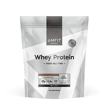 Amazon Brand - Amfit Nutrition Whey Protein Powder, Chocolate Flavour, 33 Servings, 1 kg Amfit Nutrition buy supplements canada