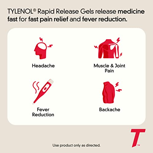 Tylenol Extra Strength Acetaminophen Rapid Release Gels for Pain & Fever, 50 Count Tylenol buy supplements canada