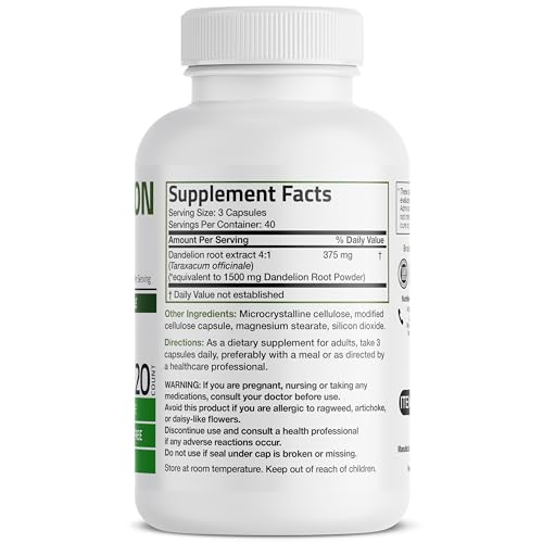 Bronson Dandelion Root High Potency Supplement, Supports Overall Good Health & Well Bronson buy supplements canada