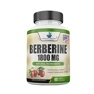 Berberine 1800mg Per Serving, Berberine Supplement, Berberine HCL, Berberine Pills American Standard Supplements buy supplements canada