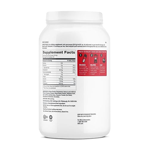 GNC Pro Performance 100 Whey Protein - Banana Cream 1.86 lbs. GNC buy supplements canada
