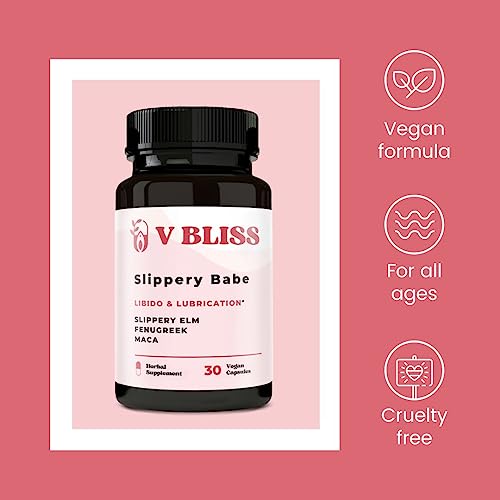 V Bliss Slippery Babe Vaginal Moisturizer Capsules | Relieves Vaginal Dryness with Slippery Elm V Bliss buy supplements canada