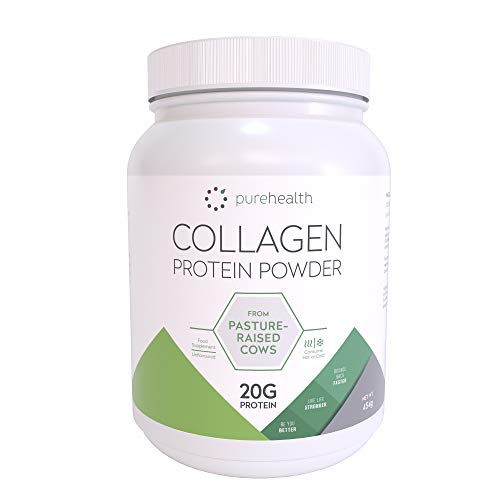Pure Health Unflavored Collagen Powder Supplement 454g | 20g of Protein Per Serving Pure Health buy supplements canada