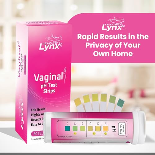 5-Minute Vaginal pH Test Kit for Women - 50 Premium-Quality Vaginal Heath pH Test Strips Included Leaping Lynx buy supplements canada