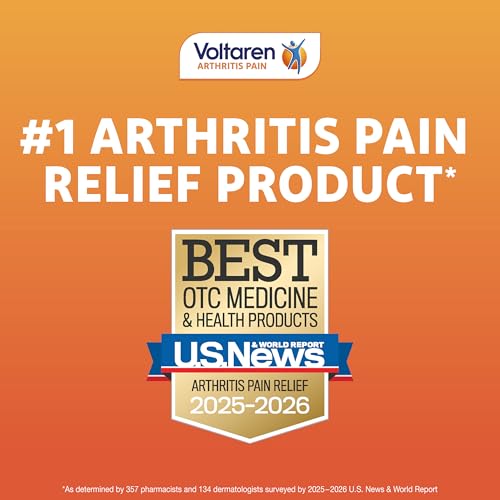 Voltaren Arthritis Pain Gel for Powerful Topical Arthritis Pain Relief with Diclofenac - NEW Easy Open Cap - 100 g Tube And 20 g Travel Size Tube Voltaren buy supplements canada