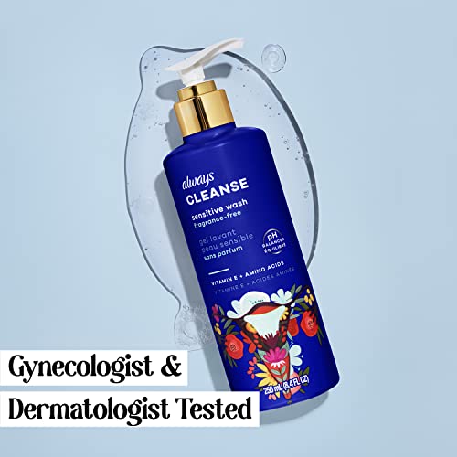 Always Cleanse Feminine Intimate Wash For Women, Ph Balanced For Sensitive Skin, Fragrance-Free Always buy supplements canada