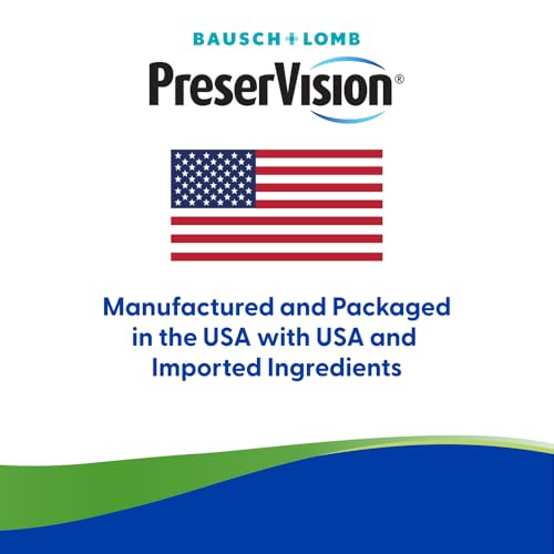PreserVision AREDS 2 Eye Vitamins, #1 Eye Doctor Recommended Brand, Chewable Lutein and Zeaxanthin Supplement with Vitamin C, Vitamin E,Zinc, and Copper, Mixed Berry, 70 Tablets PreserVision buy supplements canada