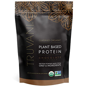 Truvani Organic Vegan Protein Powder Chocolate - 20g of Plant Based Protein, Organic Truvani buy supplements canada