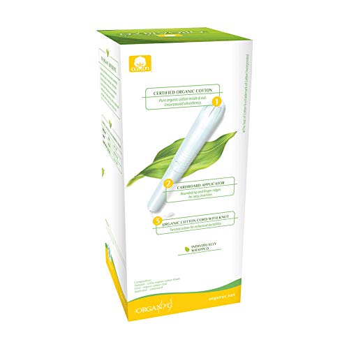 ORGANYC Hypoallergenic 100% Organic Cotton Internal Tampons with Applicator, REGULAR, 16-count Organyc buy supplements canada
