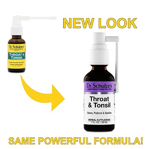 Dr. Schulze's Throat & Tonsil | Cool, Soothe & Protect | Herbal Supplement | Vegan & Koshe Dr. Schulze's buy supplements canada