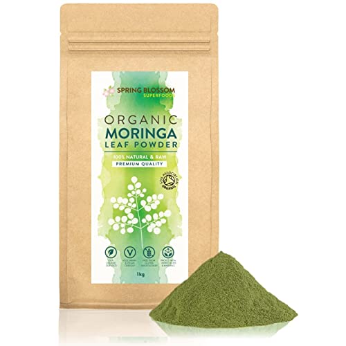 1KG Moringa Superleaf Powder Oleifera 100% Organic Raw Premium Quality Non-GMO Spring Blossom buy supplements canada