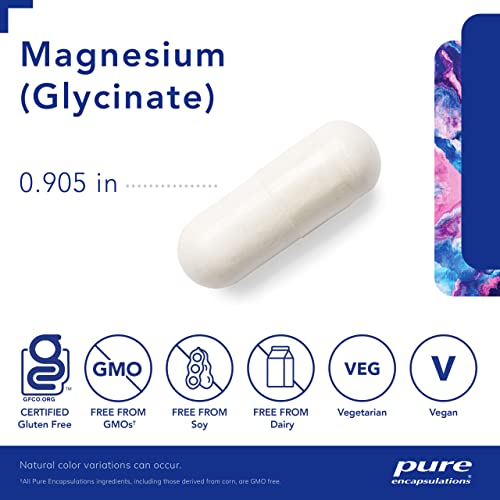 Pure Encapsulations Magnesium (Glycinate) - Supplement to Support Stress Relief, Sleep Pure Encapsulations buy supplements canada