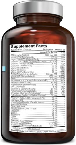 OmniBiotics Ultimate Daily Multivitamin for Women & Men – 34 Essential Ingredients Including Vitamin A, C, D, E, B6, B12, Biotin, Zinc – 120 Vegan Capsules OmniBiotics buy supplements canada