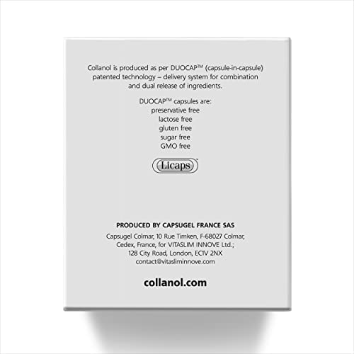 Collanol - Innovation in The Care of Healthy Joints - Liquid Formula in a Double Capsule 3D Collagen Collanol buy supplements canada
