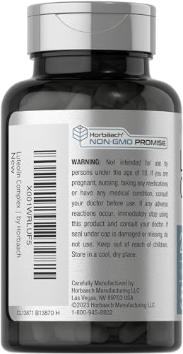Luteolin Complex with Rutin | 50 Capsules | Vegetarian, Non-GMO & Gluten Free Flavonoid Horbäach buy supplements canada