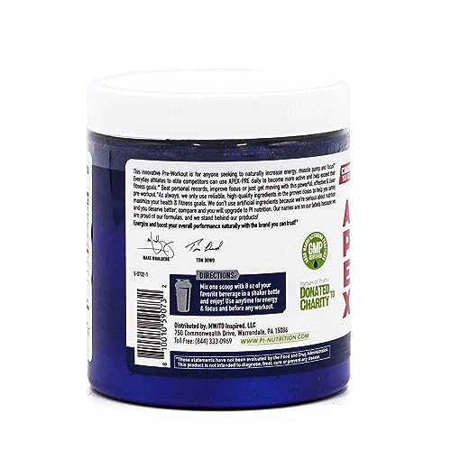 PERFORMANCE INSPIRED Nutrition - APEX Pre Workout Powder - Increase Energy & Endurance PERFORMANCE INSPIRED buy supplements canada