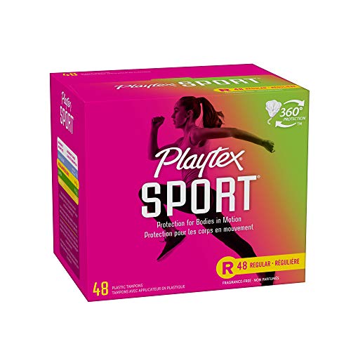 Playtex Sport Tampons, Regular Absorbency, Fragrance-Free - 48ct (Packaging May Vary) PLAYTEX buy supplements canada