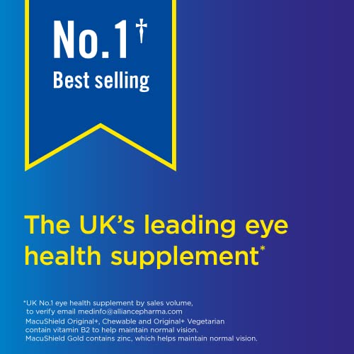 MacuShield Original Plus Capsules - 90 Day Pack, Eye Health Food Supplement containing Macushield buy supplements canada