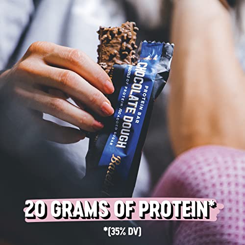 Barebells Protein Bars Chocolate Dough with 1g of Total Sugars - 12 Count, 1.9oz Bars BAREBELLS buy supplements canada