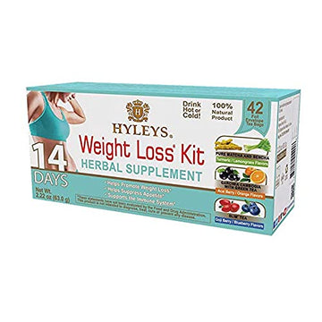 HYLEYS Tea for Cleanse and Weight Loss - New 14 Day Weight Loss Kit - 42 Tea Bags HYLEYS buy supplements canada