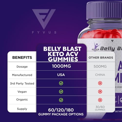 (3 Pack) Belly Blast Keto ACV Gummies, Belly Blast Keto + ACV Gummies Advanced Weight Fyvus buy supplements canada