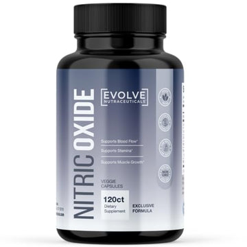 Evolve Nutraceuticals Nitric Oxide Booster 5X Strength, 120ct, Stamina & Endurance Evolve Nutraceuticals buy supplements canada