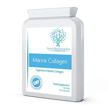 Marine Collagen 600mg 60 Capsules - Highly Bioavailable Naticol® Type 1 swiss bioenergetics buy supplements canada