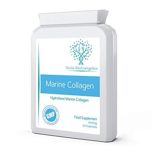 Marine Collagen 600mg 60 Capsules - Highly Bioavailable Naticol® Type 1 swiss bioenergetics buy supplements canada