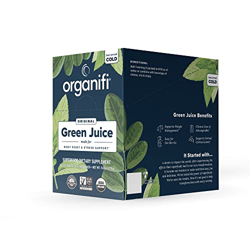 Organifi: GO Packs - Green Juice - Organic Superfood Supplement Powder - 30 Count Organifi buy supplements canada
