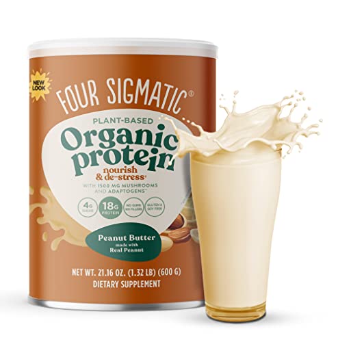 Four Sigmatic Organic Plant-Based Protein Powder Peanut Butter Protein with Lion’s Mane Four Sigmatic buy supplements canada