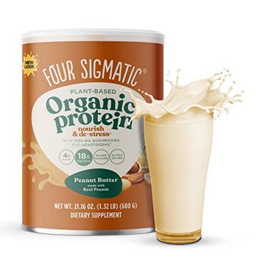 Four Sigmatic Organic Plant-Based Protein Powder Peanut Butter Protein with Lion’s Mane Four Sigmatic buy supplements canada