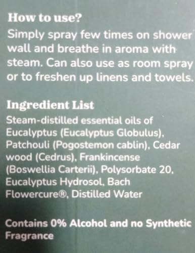 Eucalyptus Shower Spray Spa Feel - Escape to Serene Eucalyptus Forest (1200+ Sprays) Calmveda buy supplements canada