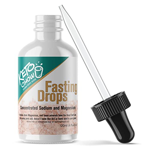 Keto Chow Fasting Drops | Sodium and Ionic Magnesium Fasting Supplement | Intermittent Keto Chow buy supplements canada