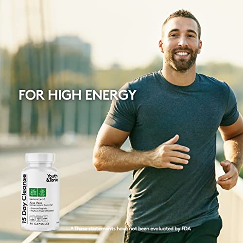 Youth & Tonic 15 Day Colon Cleanser & Detox for Waste Loss to Feel Lighter Youth & Tonic buy supplements canada