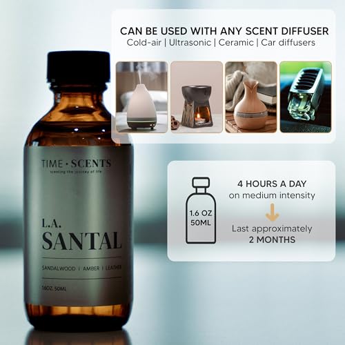Essential Oil Blend Diffuser Oil – Santal Essential Oil, Hotel Inspired Home fragrance oil for diffuser Time Scents buy supplements canada
