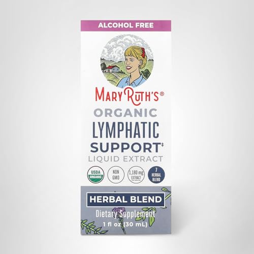 MARYRUTH'S Lymphatic Support Liquid Drops USDA Organic | Herbal Blend with Echinacea & Elderberry | Blue Vervain MARYRUTH'S buy supplements canada
