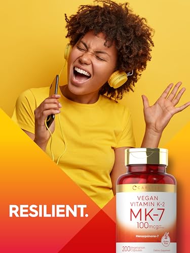 Carlyle Vitamin K2 MK7 100mcg | 200 Vegan Capsules | Menaquinone-7 Supplement Carlyle buy supplements canada