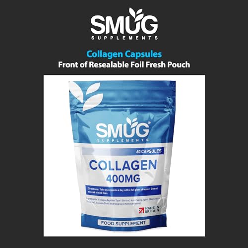 SMUG Supplements Collagen Capsules - 60 High Strength 400mg Pills - Promotes Healthy Skin SMUG Supplements buy supplements canada
