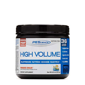 PEScience High Volume Pre-Workout Paradise Cooler 8.9 Ounce, 36 Servings PEScience buy supplements canada