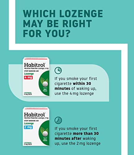 Habitrol Nicotine Lozenges 4 mg Mint Flavor - 72 Count – Stop Smoking Aid Habitrol buy supplements canada