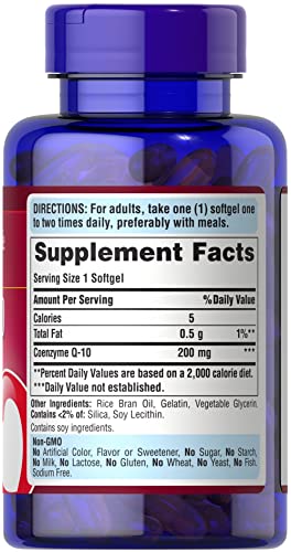 Puritan's Pride Q-Sorb CoQ10 200mg Supports Heart Health,120 Softgels Puritan's Pride buy supplements canada