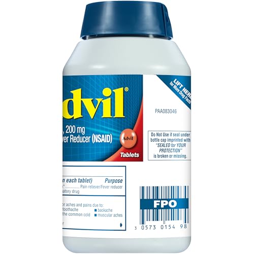 Advil Pain Reliever and Fever Reducer, Ibuprofen 200mg for Pain Relief - 300 Count, Advil PM Pain Reliever and Nighttime Sleep Aid, Ibuprofen for Pain Relief and Diphenhydramine Citrate - 2 Count Advil buy supplements canada