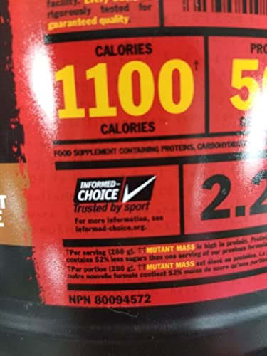MUTANT Mass Weight Gainer Protein Powder, High-Calorie Workout Shakes Mutant buy supplements canada
