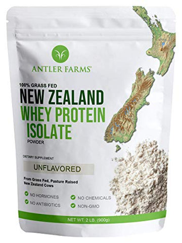 Antler Farms - 100% Grass Fed New Zealand Whey Protein Isolate, Unflavored, 30 Servings Antler Farms buy supplements canada