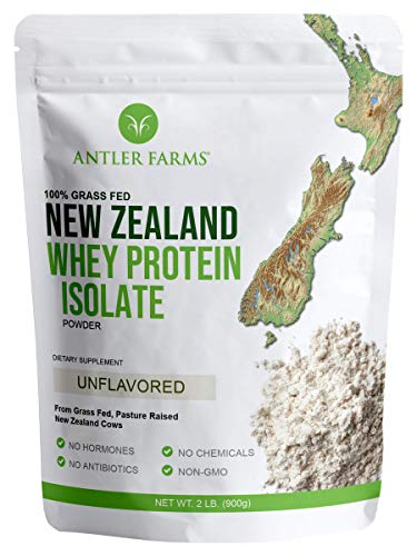 Antler Farms - 100% Grass Fed New Zealand Whey Protein Isolate, Unflavored, 30 Servings Antler Farms buy supplements canada