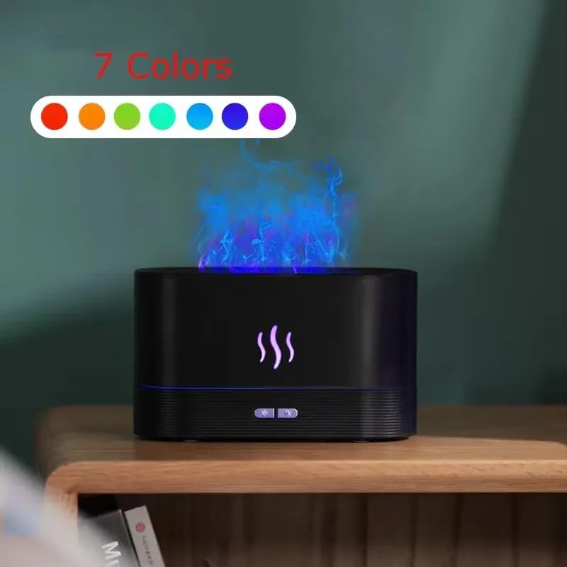 Flame Aroma Diffuser Humidifier 180ml, Oil Essential 2 Modes Brightness Aroma Humidifier Generic buy supplements canada